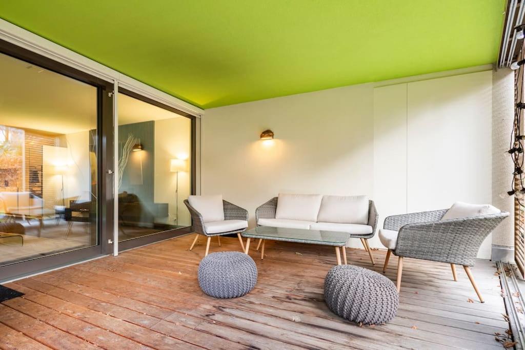 Luxus Wohnung Mit Garten Zurich Luaran gambar
